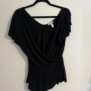 Leith Wrap Top Size XS